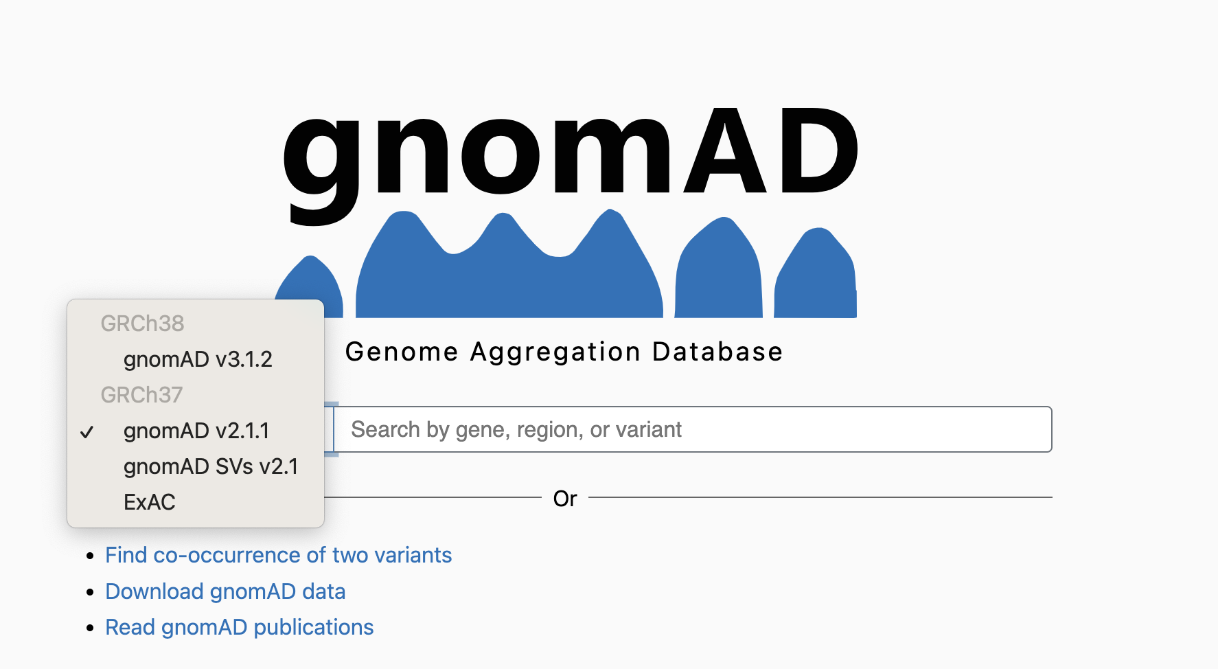 Genome Build Feature In Search Bar